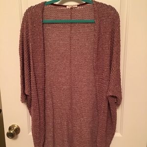 Maroon cardigan